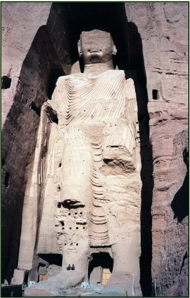 Fig. 2: Giant statue of Buddha, Bamiyan, before destruction